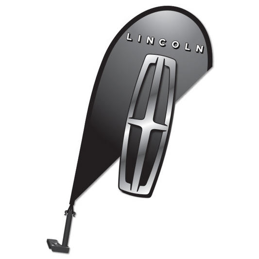 3D Clip on Paddle Flag - Lincoln