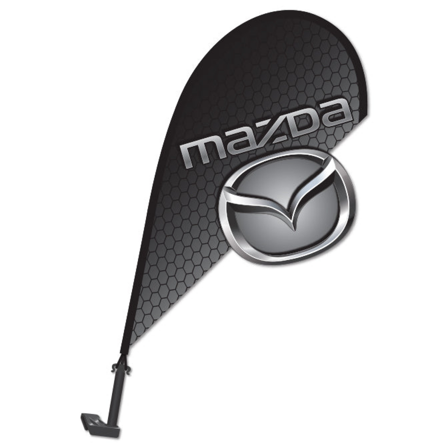 3D Clip on Paddle Flag - Mazda