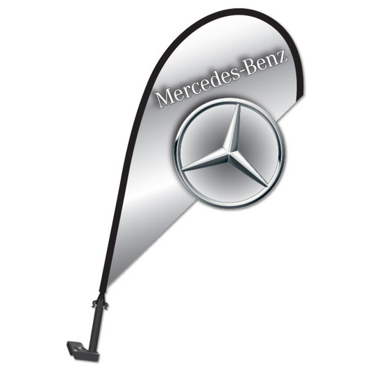 3D Clip on Paddle Flag - Mercedes-Benz