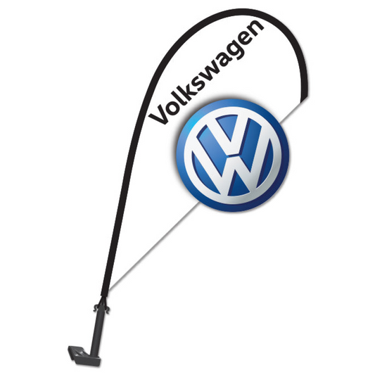 3D Clip on Paddle Flag - Volkswagon