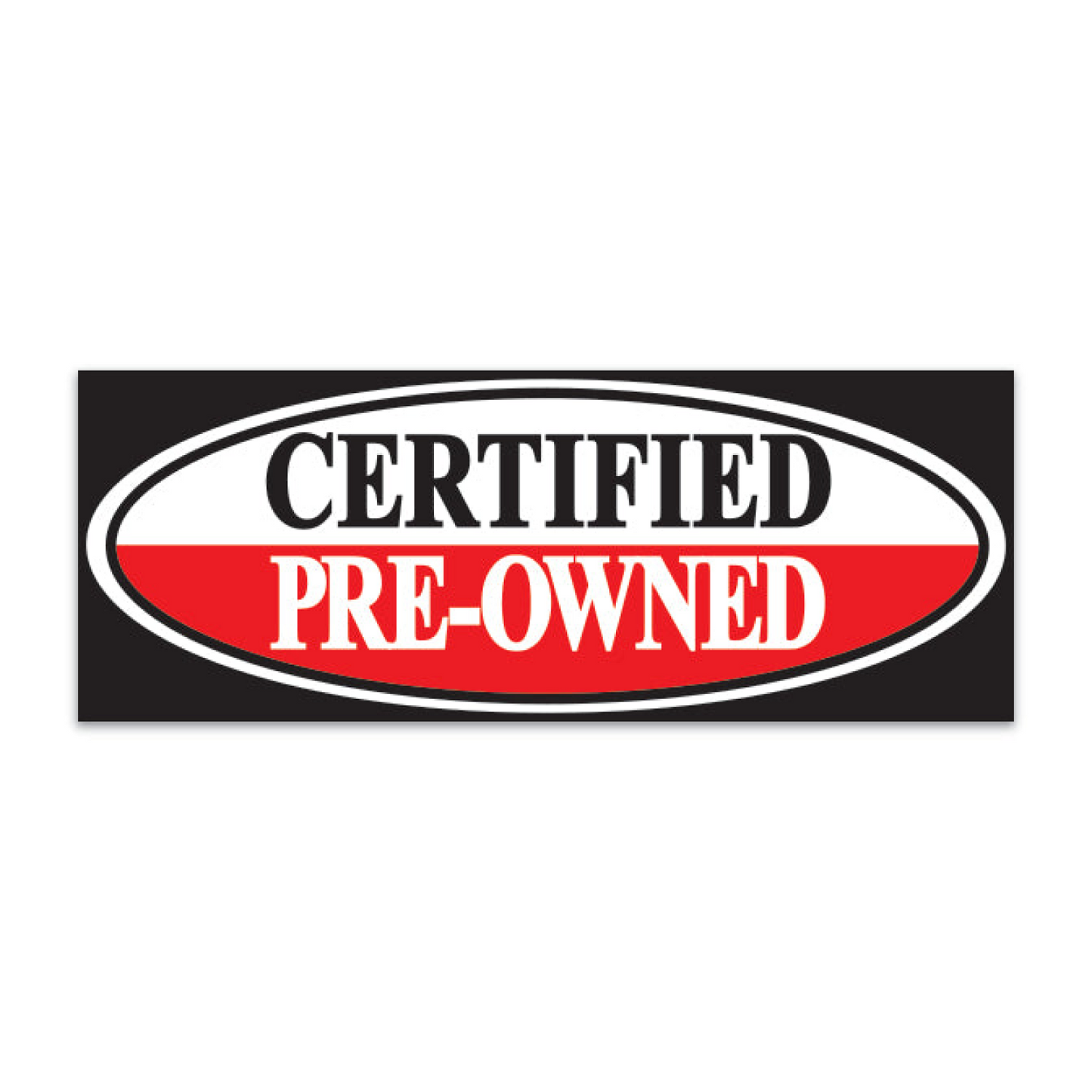 Banner - 12' x 4 1/2" - Certified Pre-Owned