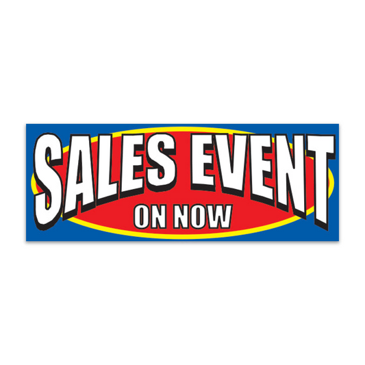 Banner - 12' x 4 1/2" - Sales Event