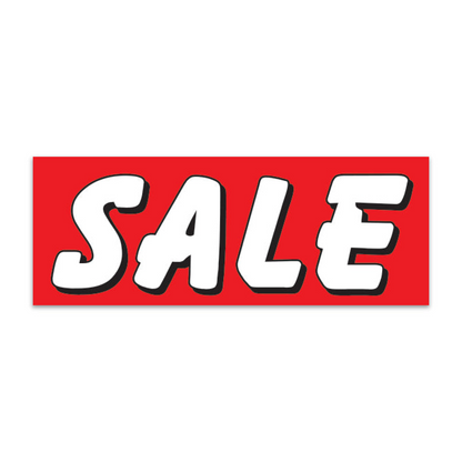 Sale Banner - 12' x 4.5' Fence-Mount Advertising Banner