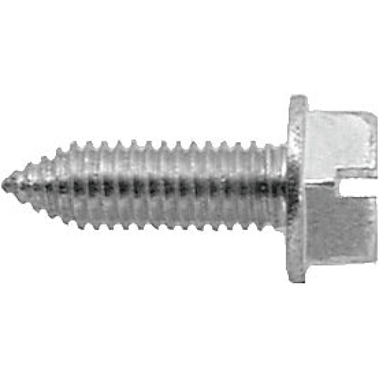 License Plate Screws – Slotted Hex Washer Head – 100-Pack For Car Dealers