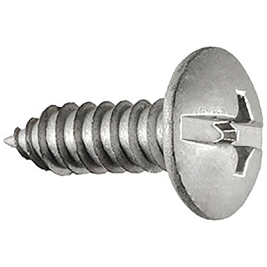 License Plate Screw Duo Drive Truss Head - #14 X 3/4"