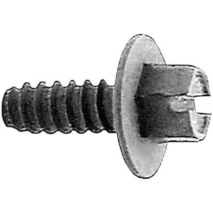 License Plate Screws #14 x 5/8" - Slotted Hex Washer Head