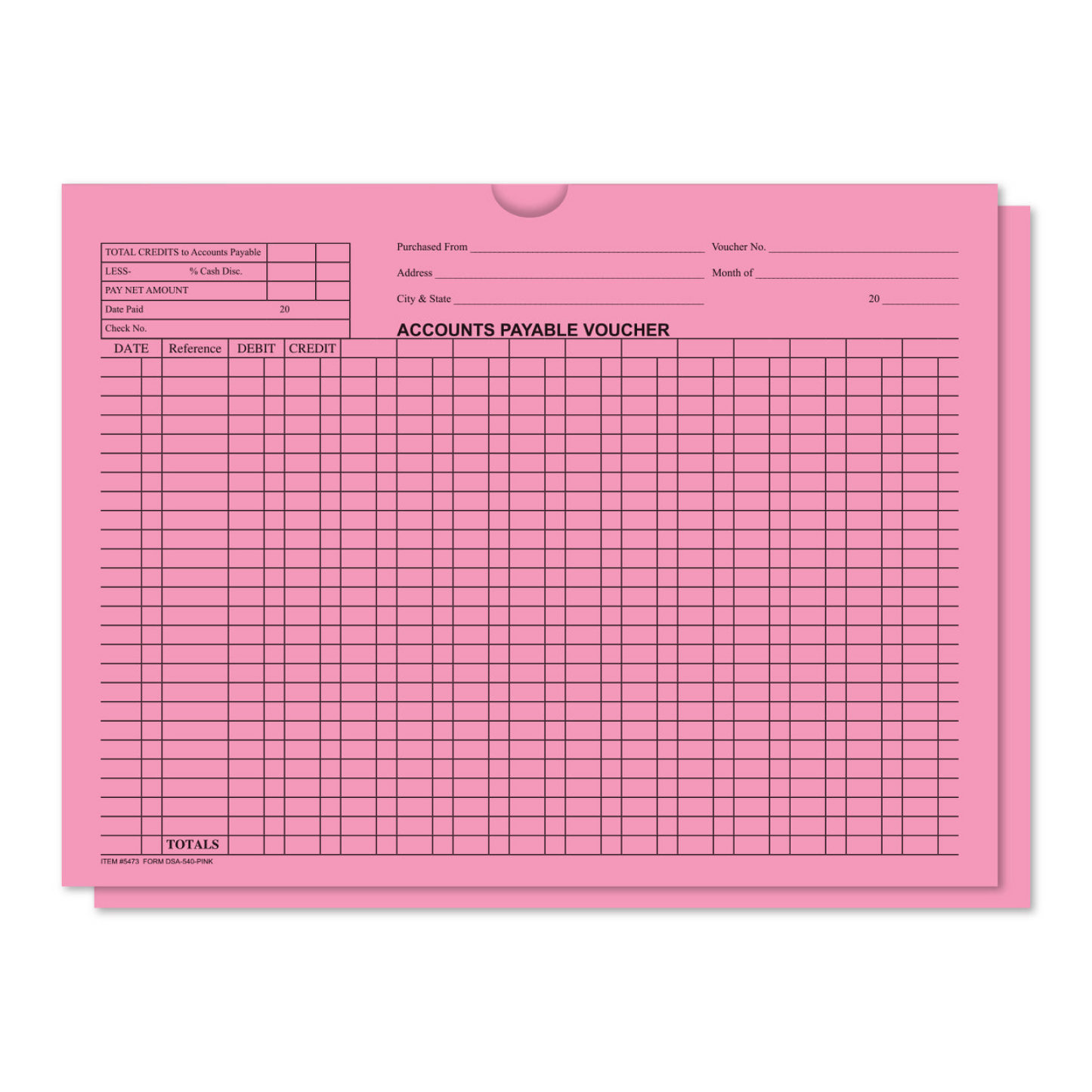 Accounts Payable Voucher Envelope