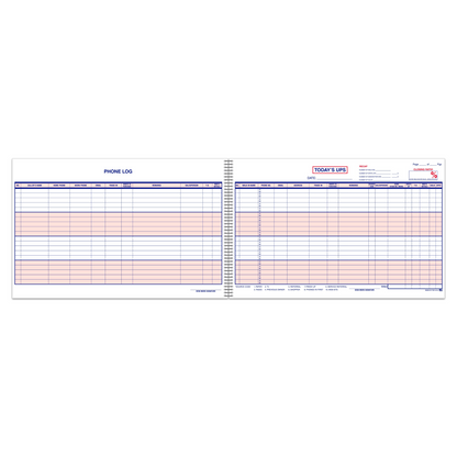 UPS Log Book - 50 Sheets, 11" x 17" Walk-In Tracking