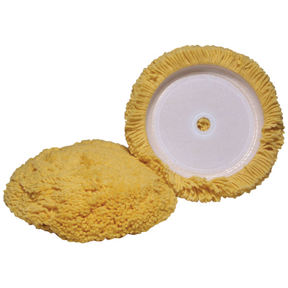 Wool Buffing Pad - 7.5" Velcro Light Cut Polishing