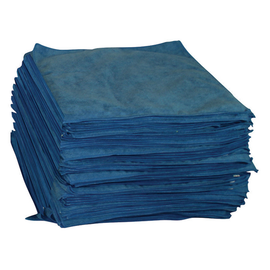 Plush Blue Microfiber Detailing Towel - Approx. 15" x 25"