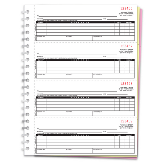 Purchase Order Book - NC-124-2 - 2 Part, 200 per Book