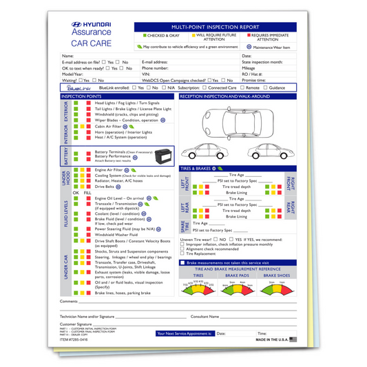 Hyundai Multi-Point Vehicle Checkup-3 Part