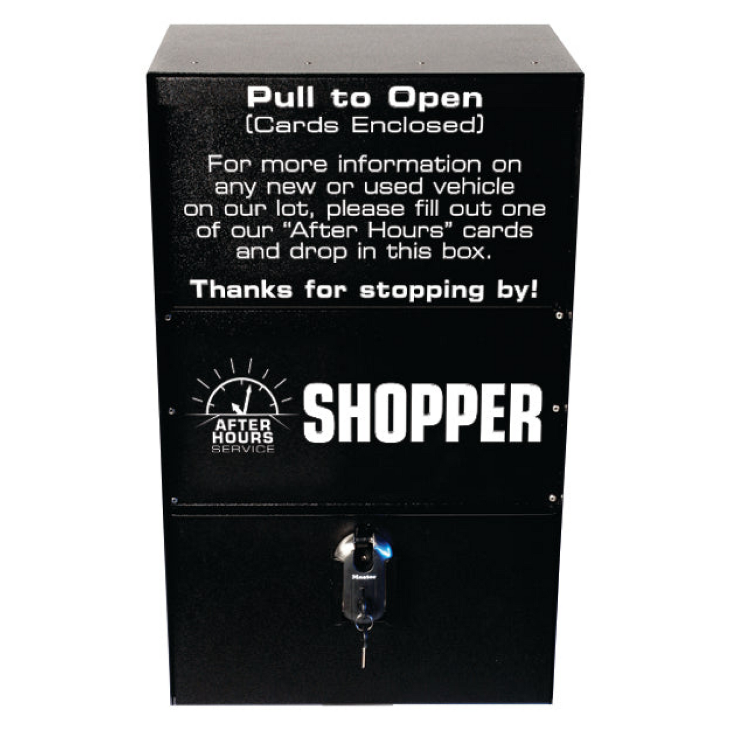 After Hours SHOPPER Box, Self-Contained