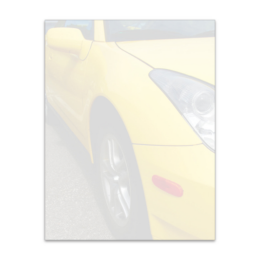 Laser Cut Sheet - Car Screen - 8.5 x 11- 20#