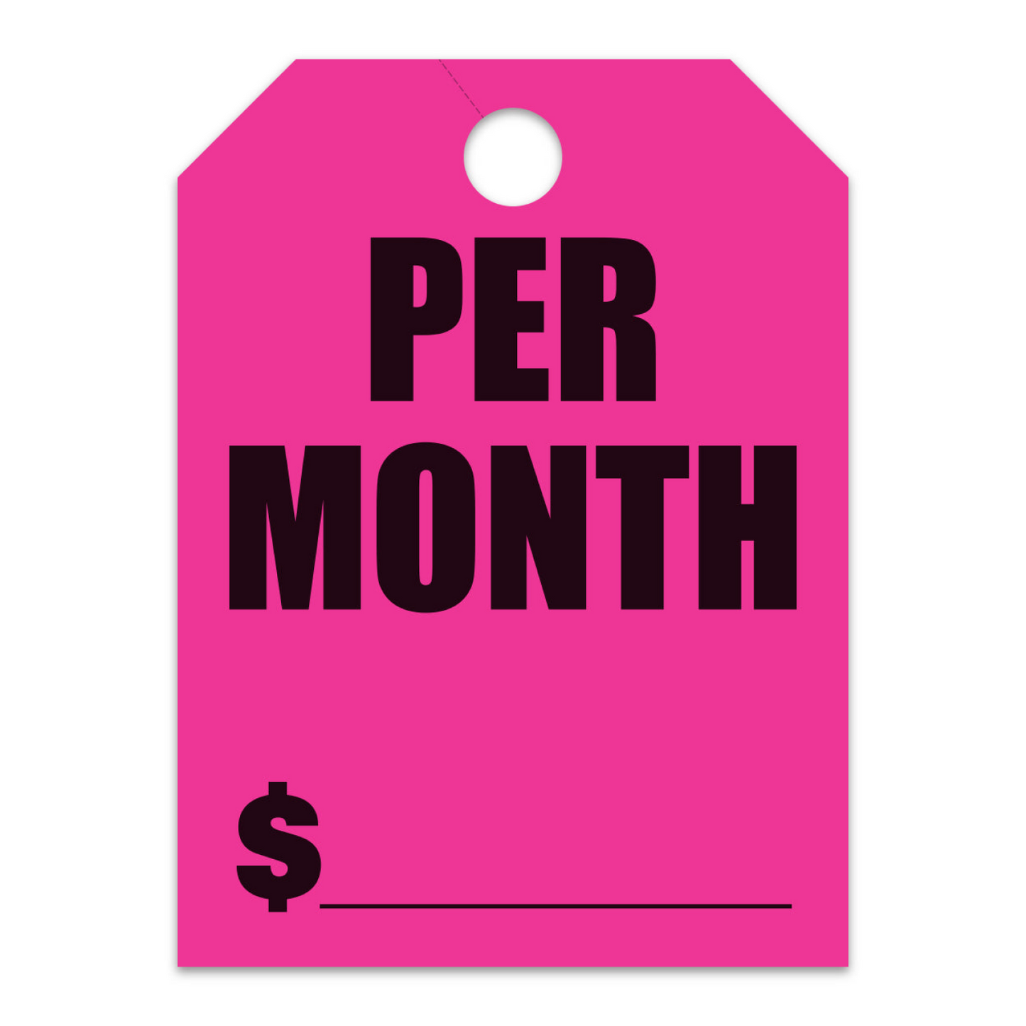 Hang Tags - Per Month