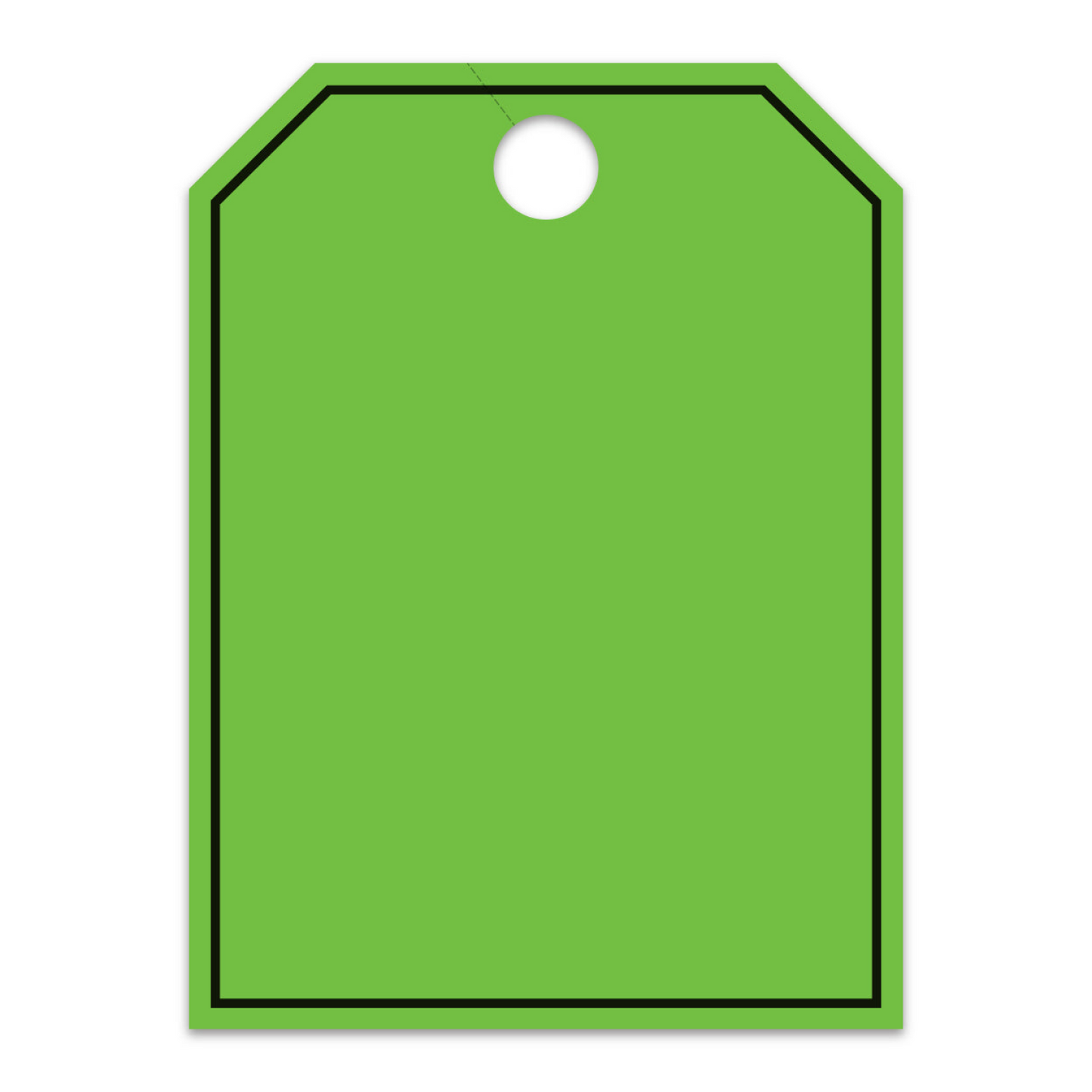 Hang Tags - Blank with Black Frame