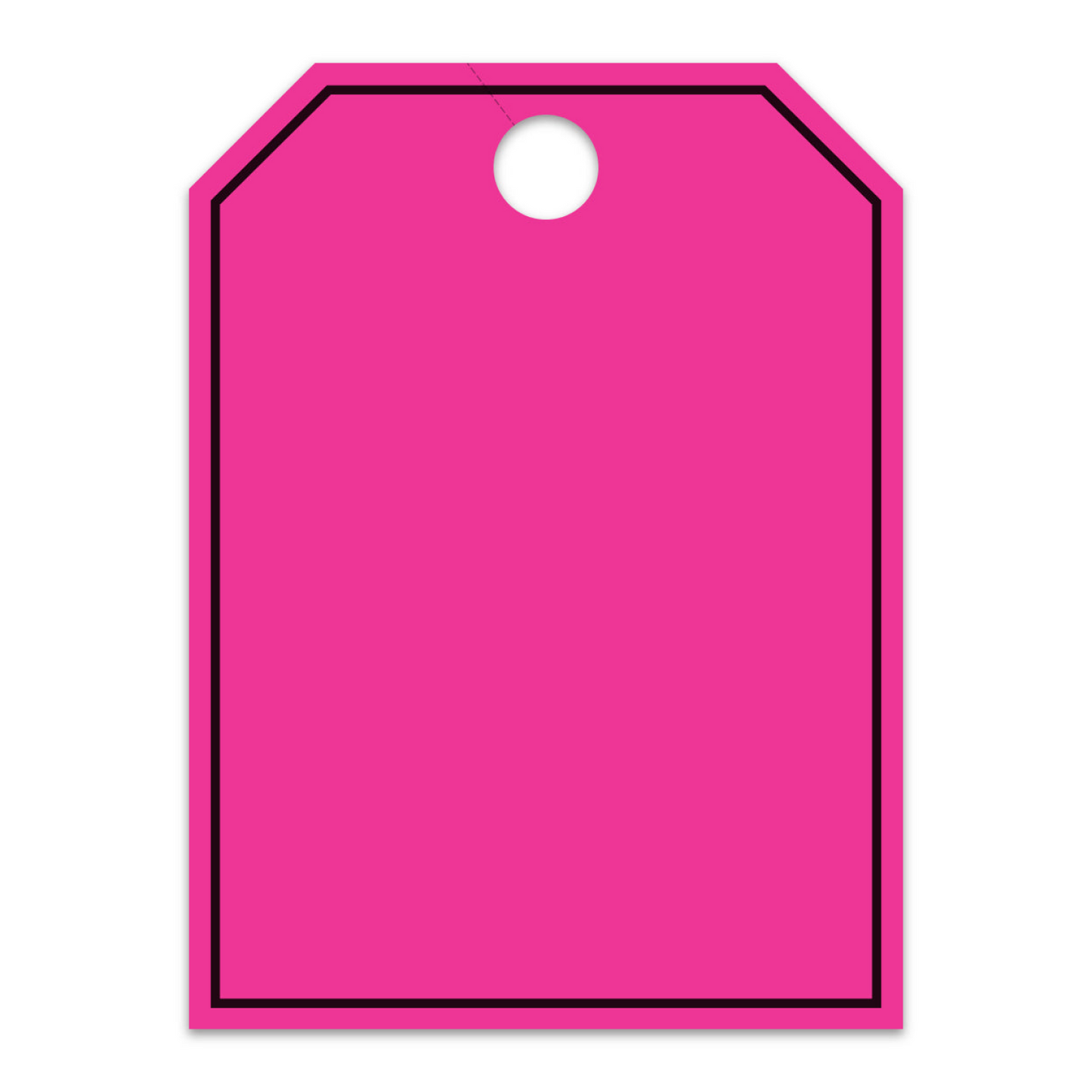 Hang Tags - Blank with Black Frame