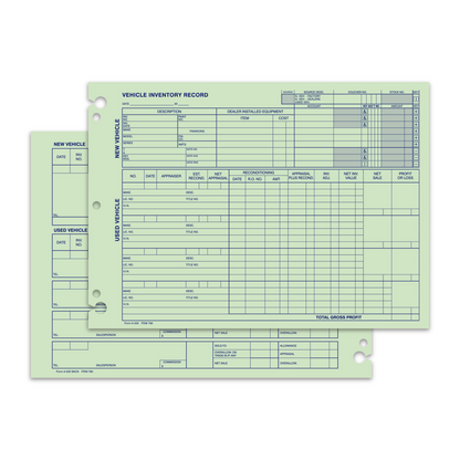Registro de inventario de vehículos - A-532