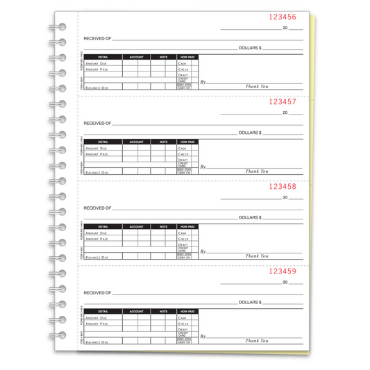 Cash Receipt Book - NC-146-2 - 2 Part, 200 per Book