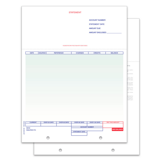 Laser Statement, Balance Forward