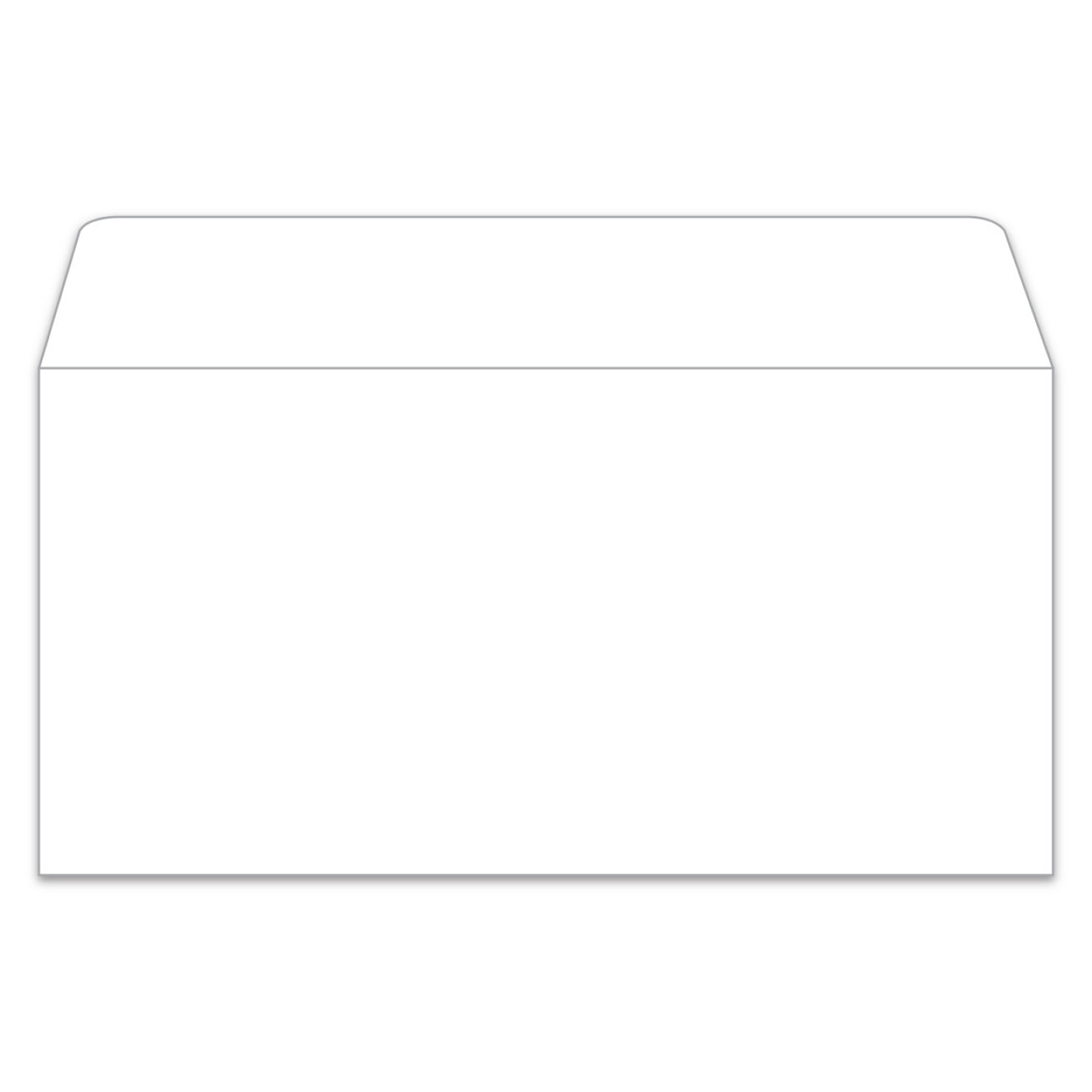 License Plate Envelope - LPEV-1 - Moist & Seal - White