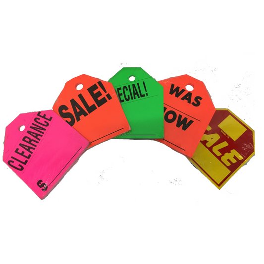 Neon Sale Tags
