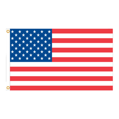 American flag, 3' x 5', with grommets
