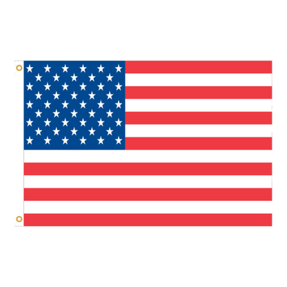 American flag, 6' x 4', with grommets