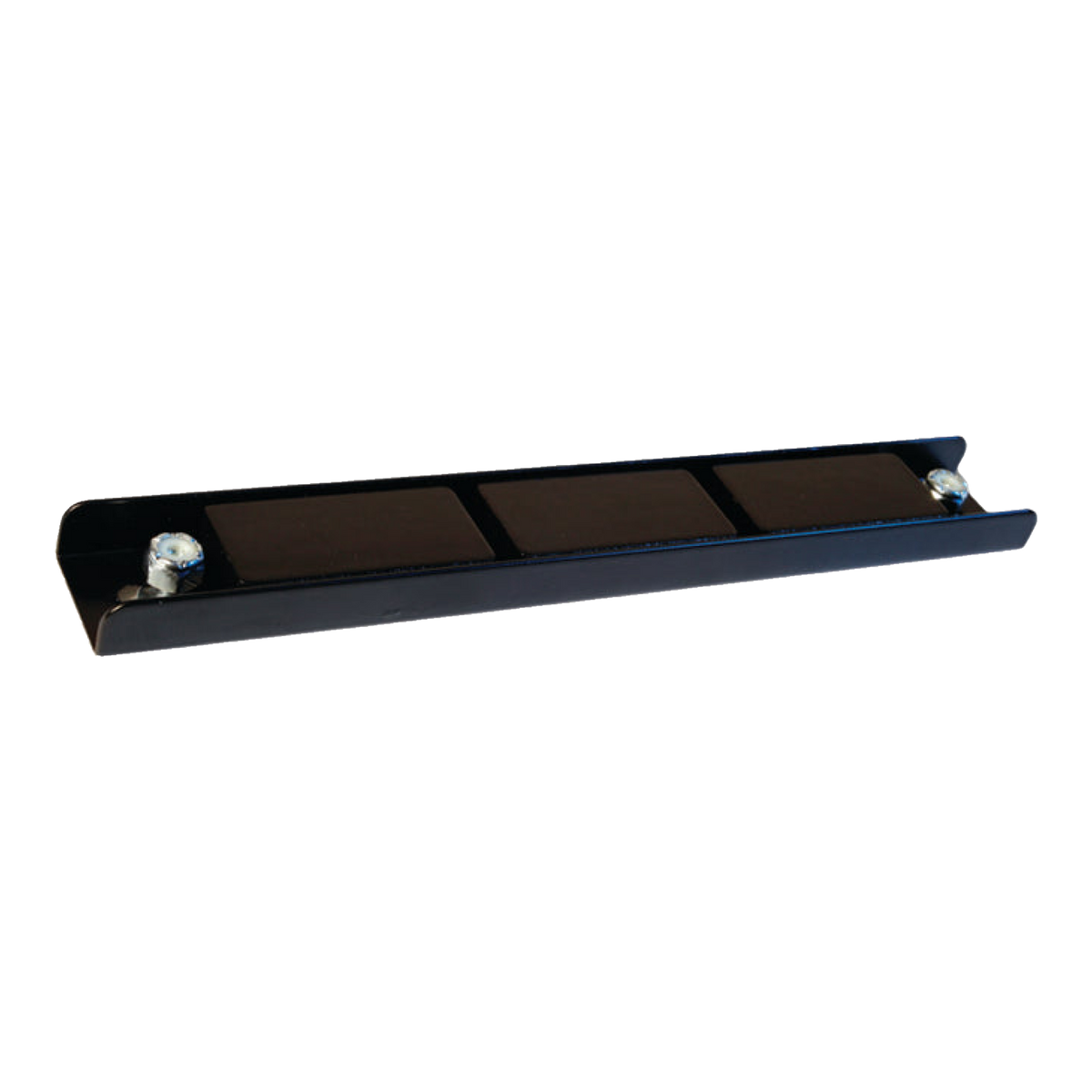 Black 8" bar magnet demo license plate holder