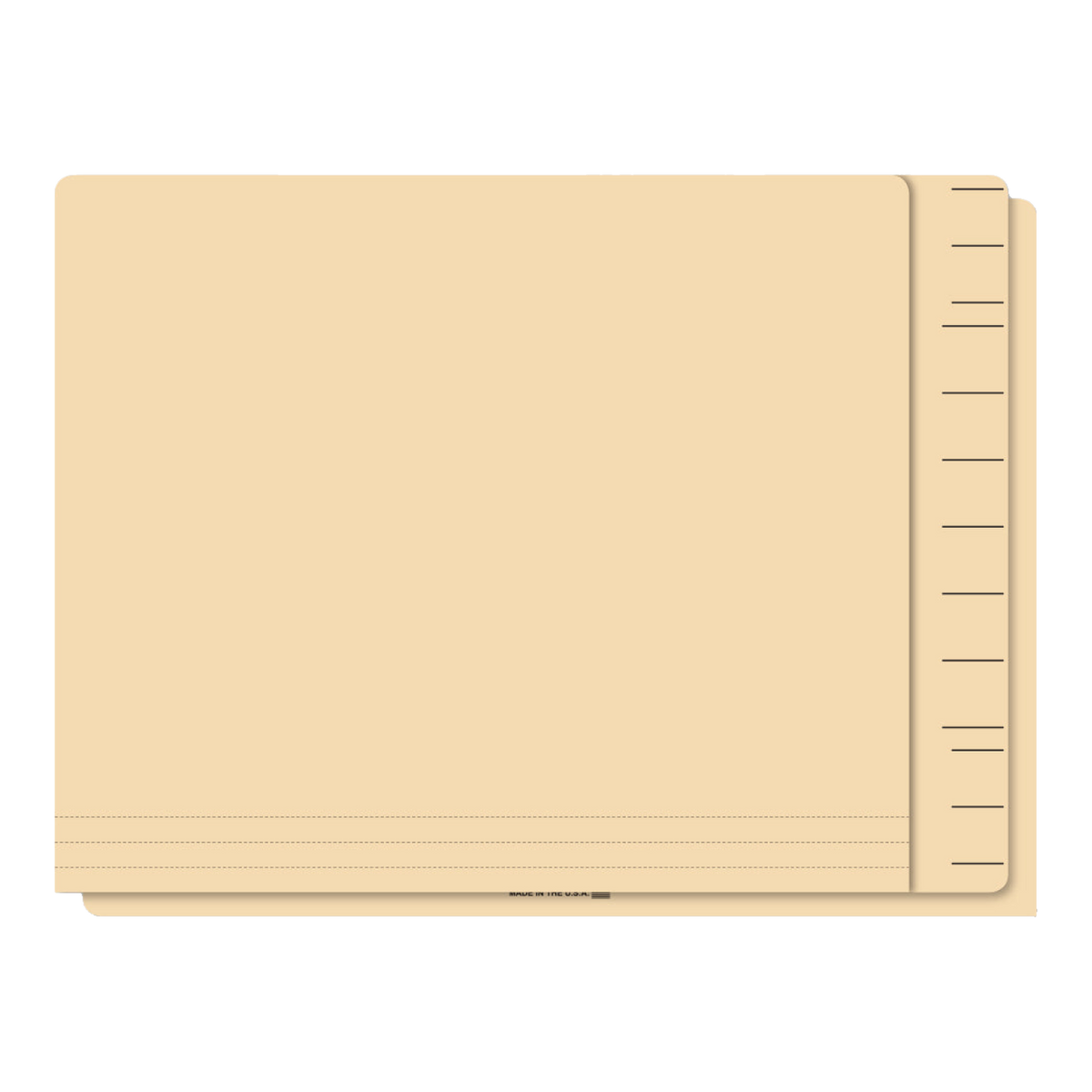Manila full-tab file folders
