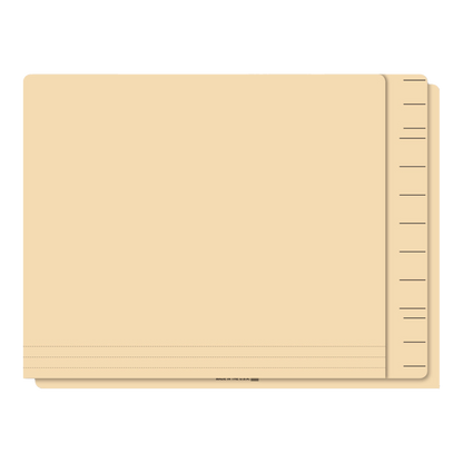 Manila full-tab file folders