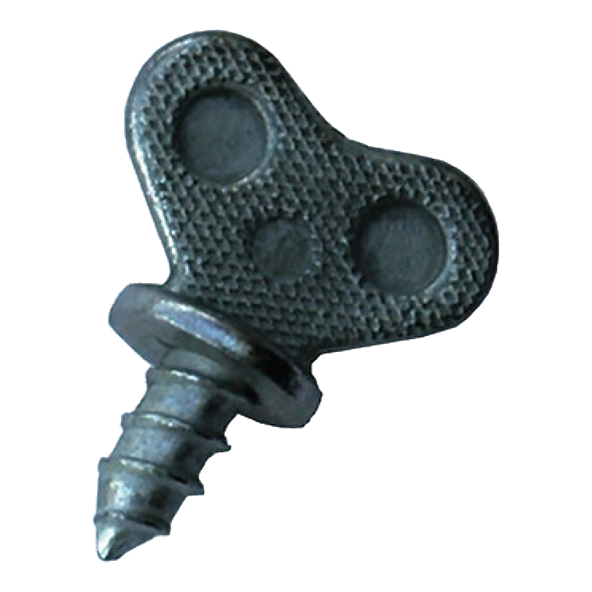 Black plastic license plate thumb screw