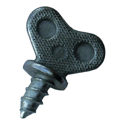 Black plastic license plate thumb screw