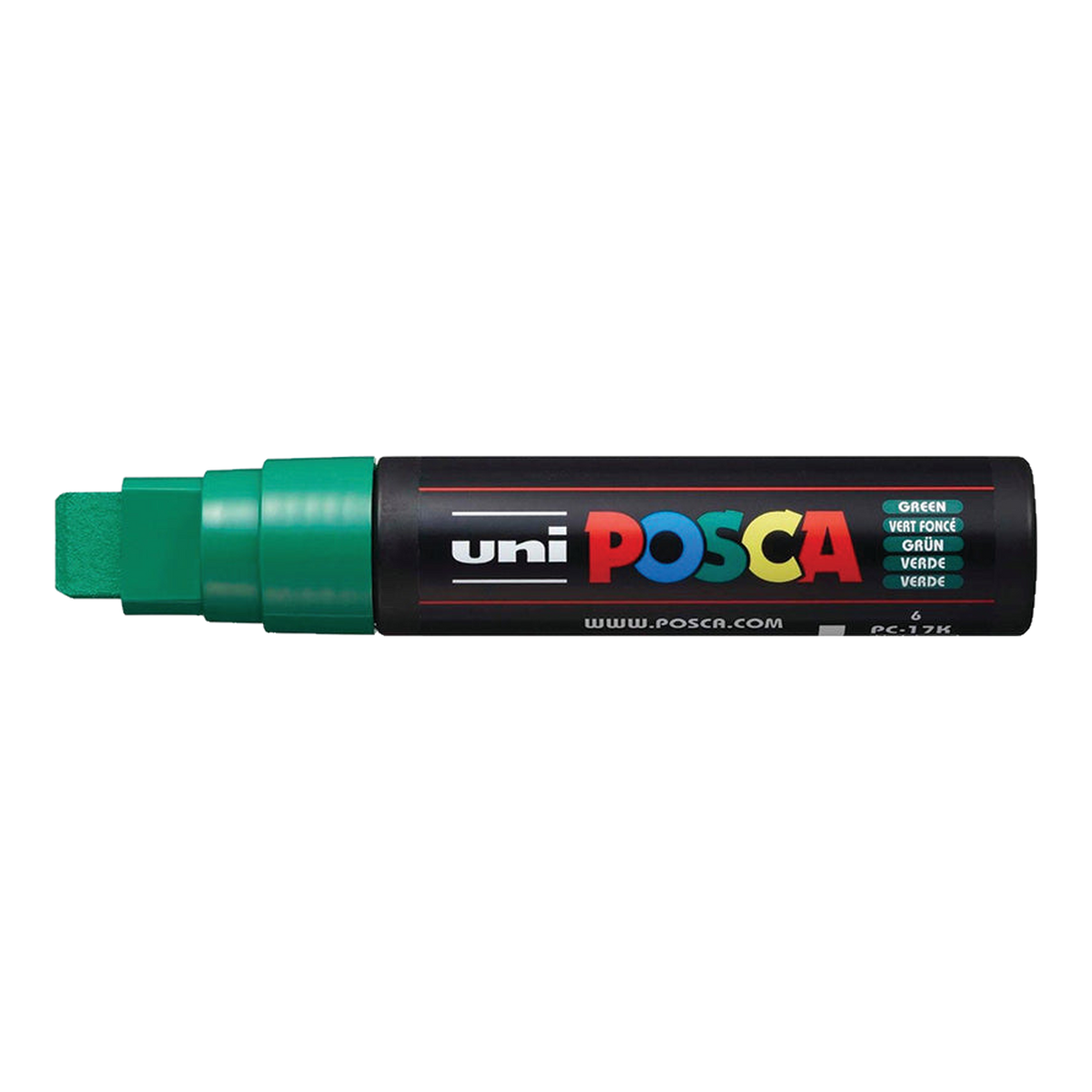 Green Uni POSCA large-tip paint marker