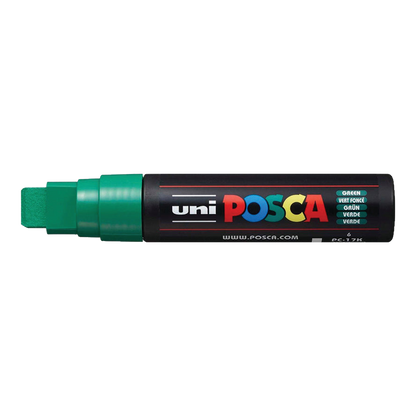 Green Uni POSCA large-tip paint marker