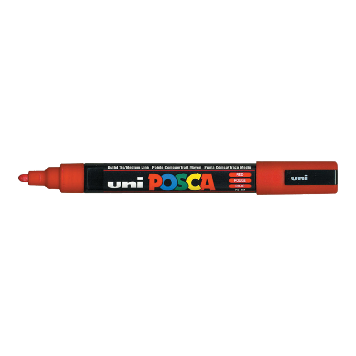 Red Uni POSCA PC-5M bullet tip paint marker