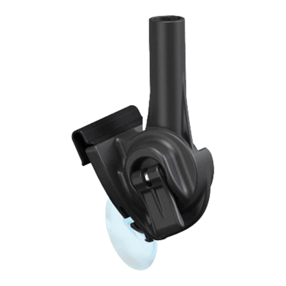 Black balloon window mount with suction cup