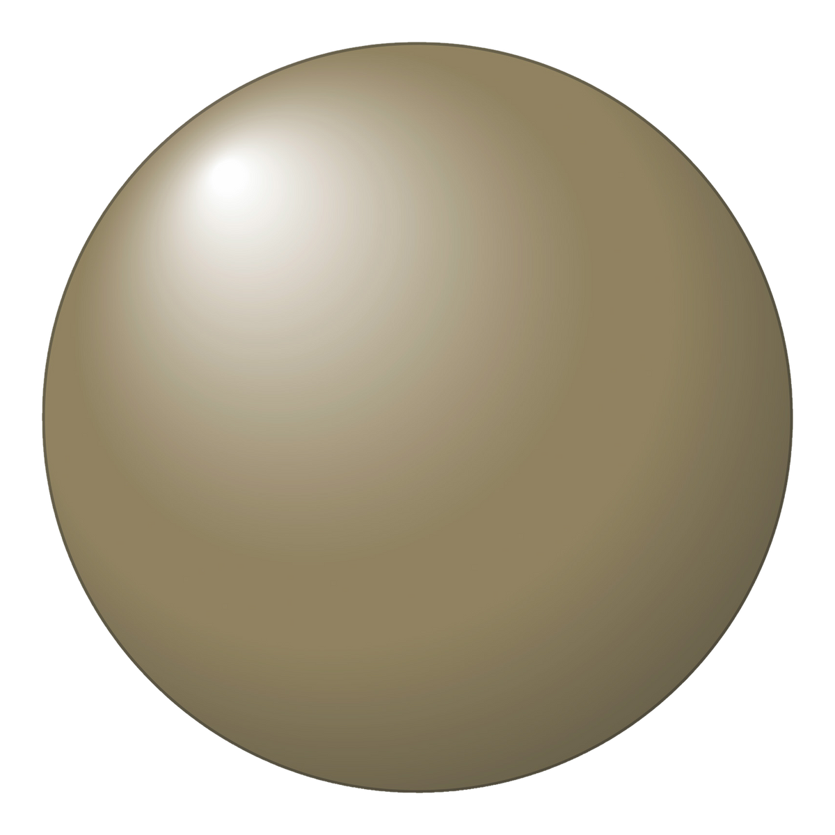 Gold 18" reusable weather-proof balloon