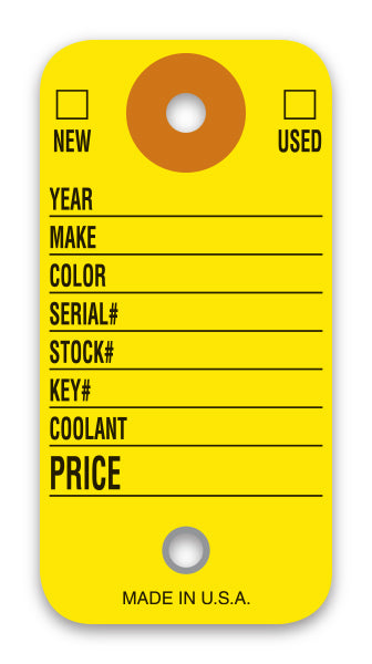 Colored Key Tags