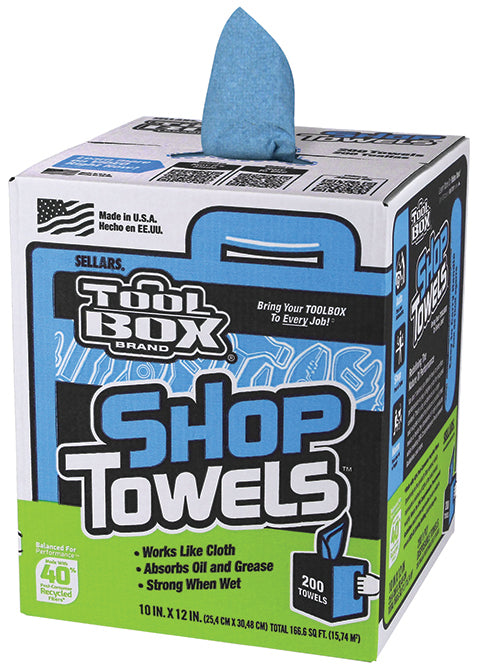 Shop Towels - Disposable - 200 Sheets/Box/ - 6 Boxes/Case