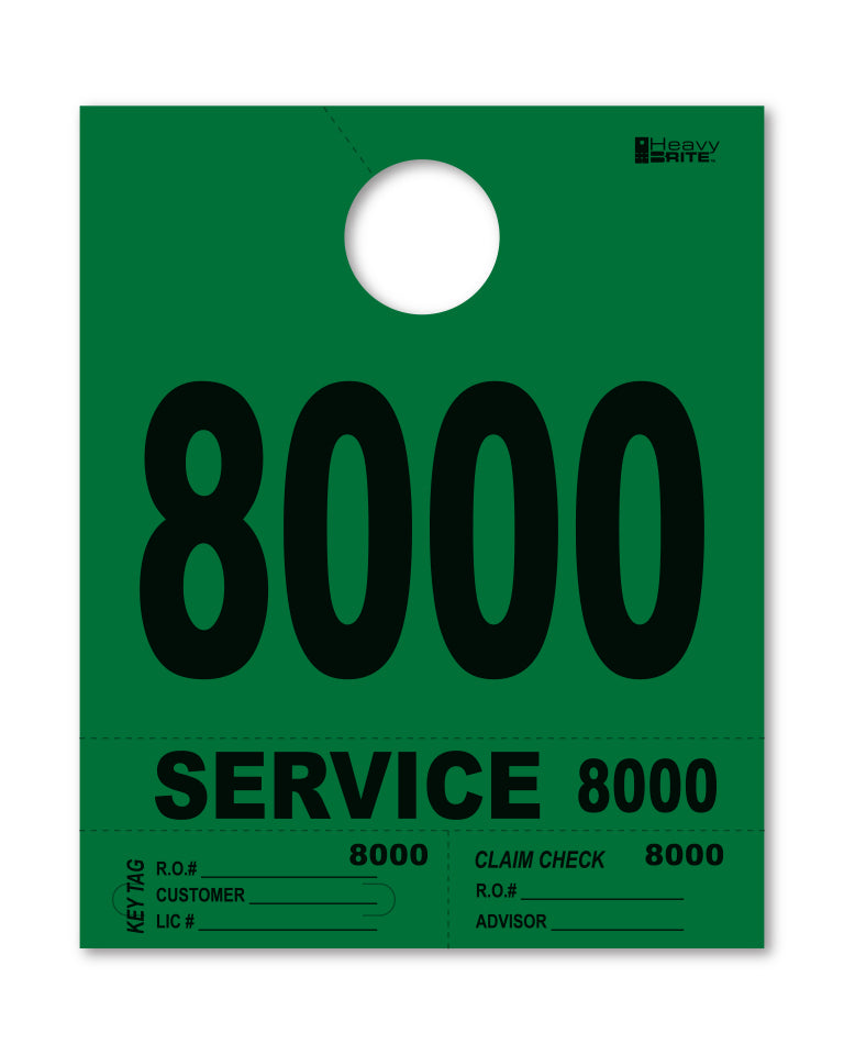 Heavy Brite 4 Part Service Dispatch Numbers