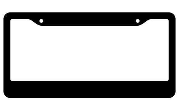 Raised Letter Plastic License Plate Frames (Custom Design) – Dealer ...