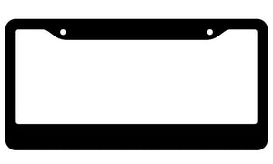 Raised Letter Plastic License Plate Frames (Custom Design)