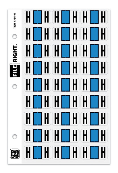 File Right Alphabet Labels - 270 Labels Per Ringbook Set