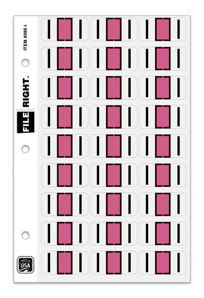 File Right Alphabet Labels - 270 Labels Per Ringbook Set
