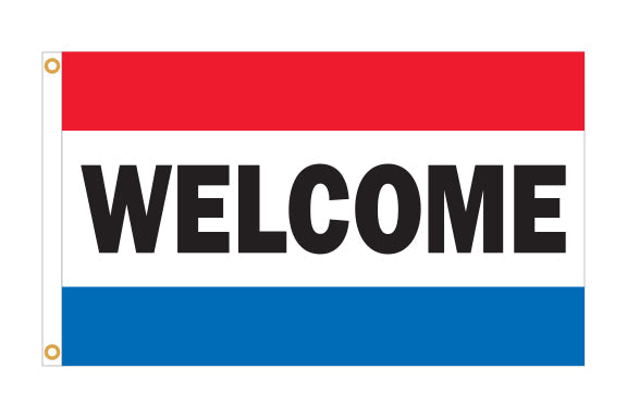 Nylon Flags - WELCOME