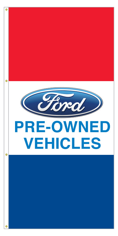Patriotic Drapes - FORD PRE-OWNED VEHICLES