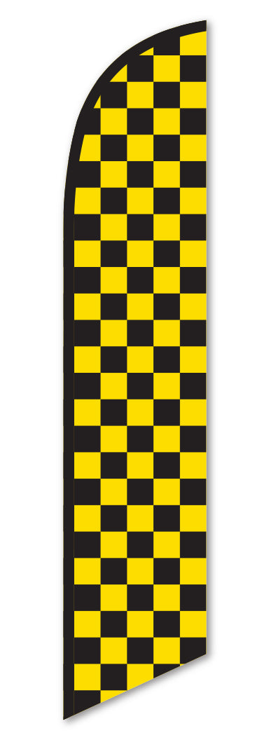 Swooper Banner - CHECKERED FLAG