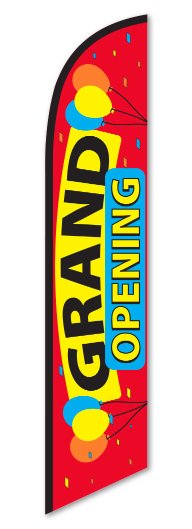 Swooper Banner - GRAND OPENING (RED)