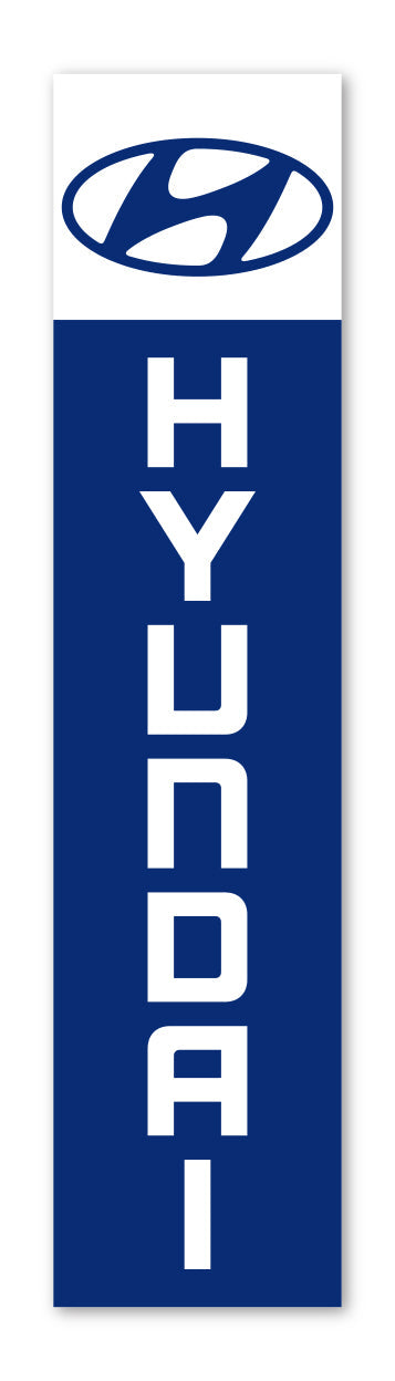 Flat Top Swooper Banner - HYUNDAI